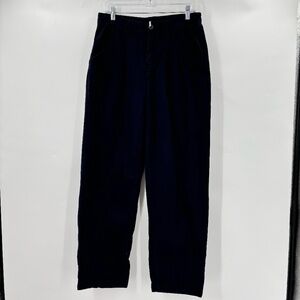 Free People High Waisted Trouser Dark Navy Size 6